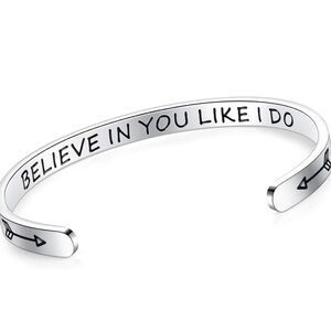 Sam & Lori Inspirational Cuff Bracelet.  NWT